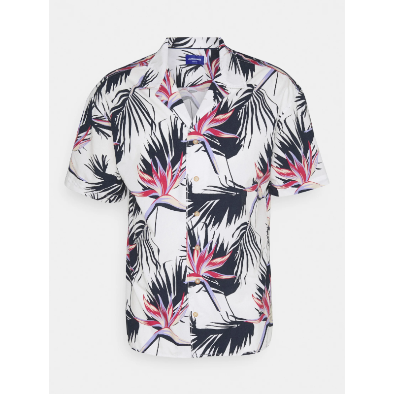jack jones skjorte med korte ærmer hawai mønster